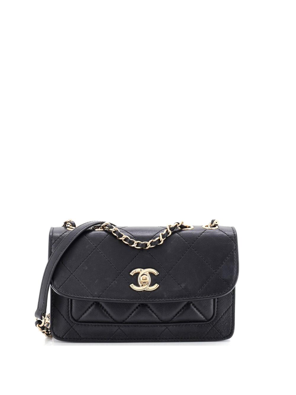 Chanel Cc Front Pocket Flap Bag #262229C38B